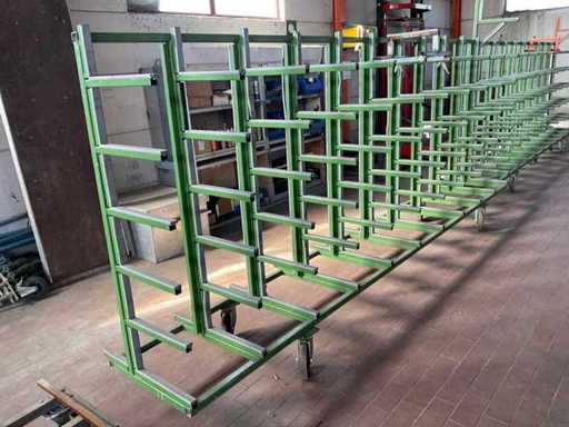 Profile transport trolley