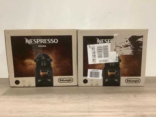 Machine à café De’Longhi Nespresso Inissia (2x)