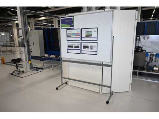 Double-Sided Mobile Magnetic Whiteboard