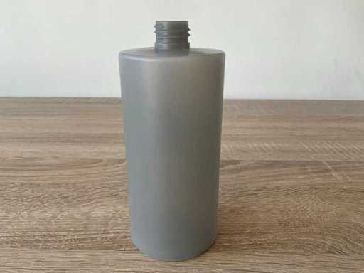 Boston bottle 500 ml PEHD 24/410 Pantone 2331C semi-transp. Bottle (1147x)