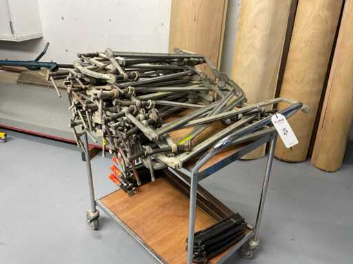 Lote de abrazaderas de pegamento de tornillo