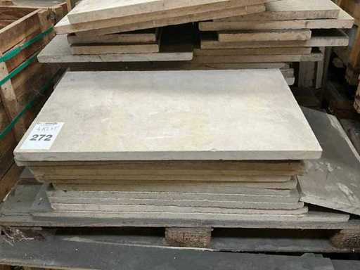 Moroccan beige Natural stone garden tile