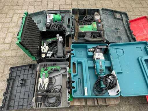 Verschiedene Hitachi-, Hikoki-Bohrer, Makita-Winkelbohrer
