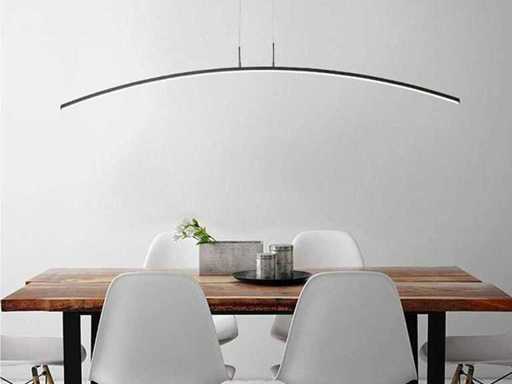 2 x Bo LED pendel design armatuur zwart