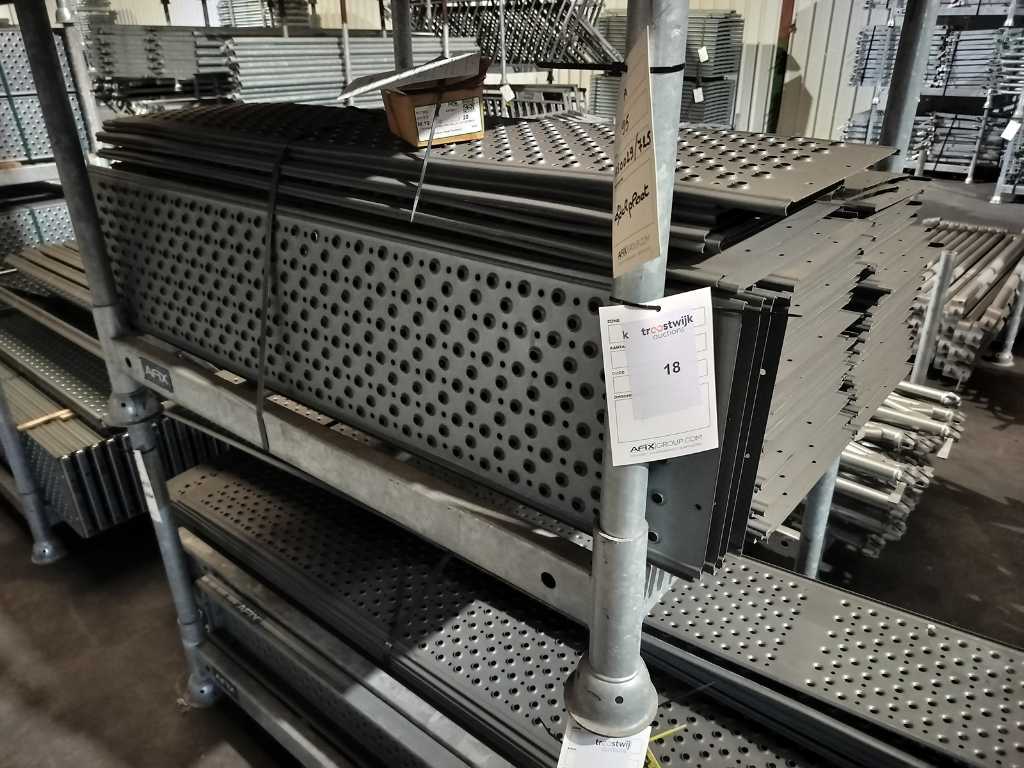 Placă de acoperire din oțel pentru schele Afix 1,57 x 0,32 m (95x)