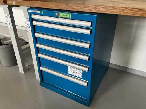 LISTA - Telescopic drawer cabinet with contents
