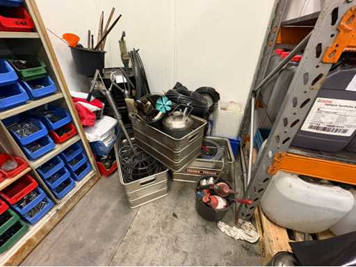 Lubrication Technology & Accessories – Oil Drum with Pump, Grease Guns, Belts, Measuring Instruments – Used