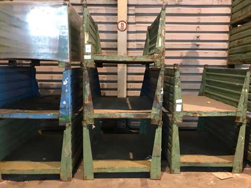 Stivuire lad? din o?el (3x)