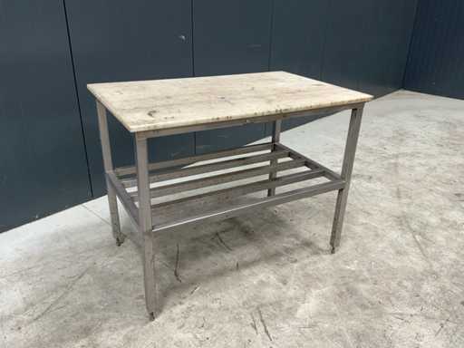 Rvs werktafel