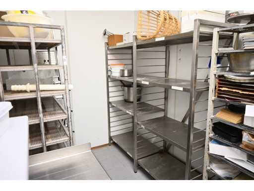 2 Sections Stainless Steel Shelving