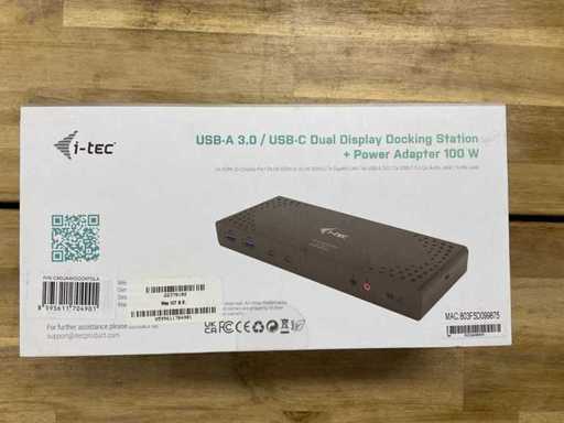 Stație de andocare I-tec + adaptor de alimentare 100W