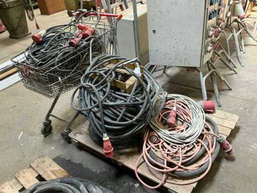 Batch of various extension cords