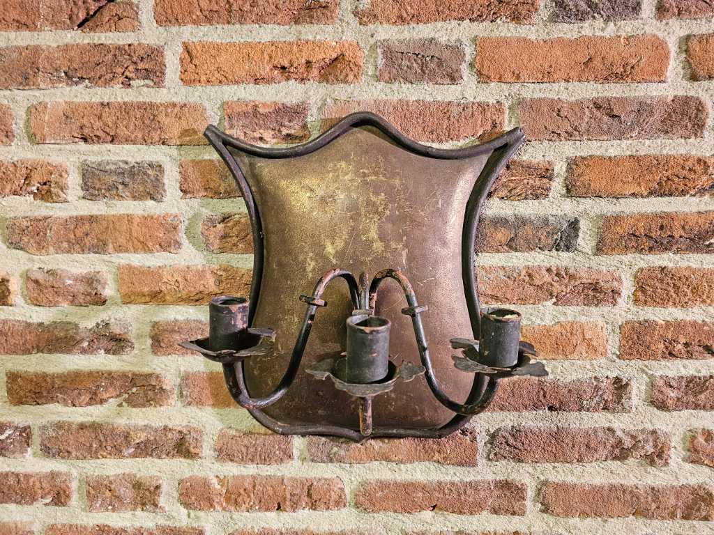 Candle wall sconces (3x)