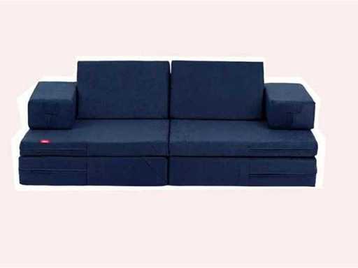 Sofa Zonky- children's chair- New - Blue - 136x68x46cm