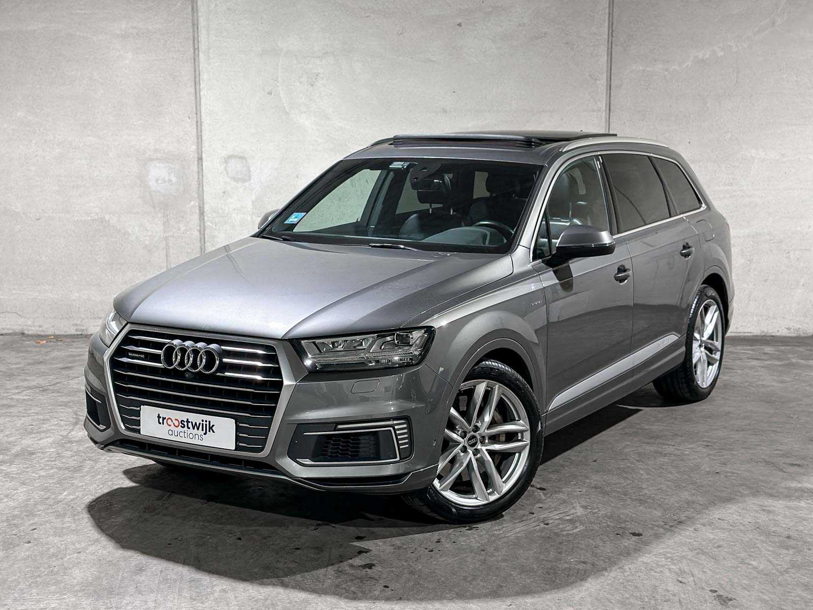 Audi Q7 3.0 TDI V6 e-tron Quattro Sport S-Line 258pk 2016 (Origineel-NL & 1e Eigenaar) Plug-In Hybrid, NB-194-Z (BTW AUTO)