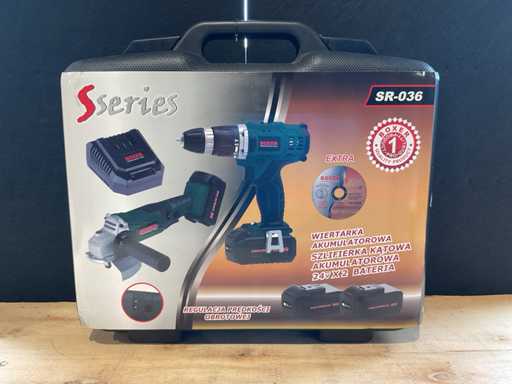 2025 Boxer SR-036 Zestaw narz?dzi akumulatorowych