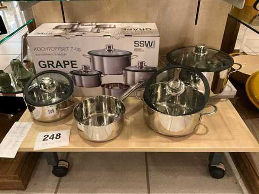 7 piece Cooking pot set SSW