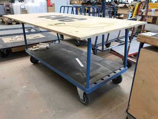 Plateauwagen (2x)