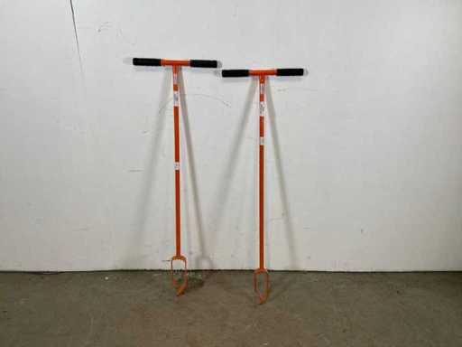 Ground Drill Manual Ø70mm / Ø100mm (2 pieces)