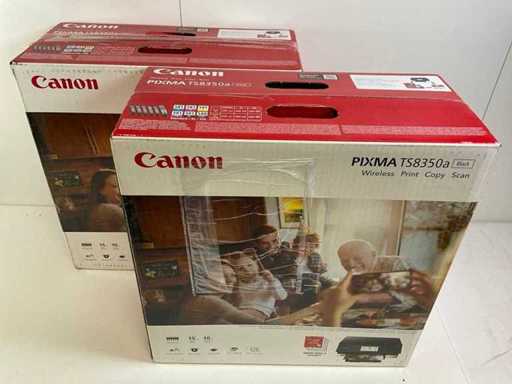 Canon (PIXMA TS8350A) imprimantes compactes à jet d’encre tout-en-un (Neuves) (2x)