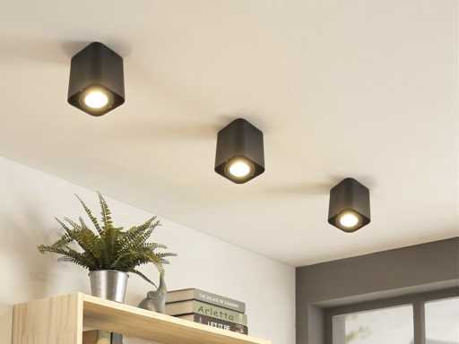 GU10 Design Opbouwspot Armatuur 10cm kantelbaar(18x)