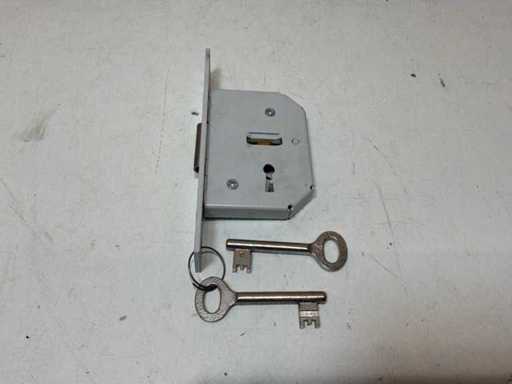 Nemef Mortise sliding door locks (6x)