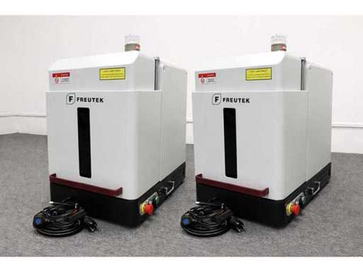 FREUTEK LMM0003 2x Enclosed fiber Laser marking machine 20W (110x110 mm)