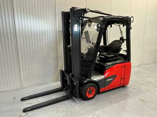 Linde E16C-02 - Forklift - Triplex - Freelift - Sideshift - 2019 - 5714 hours