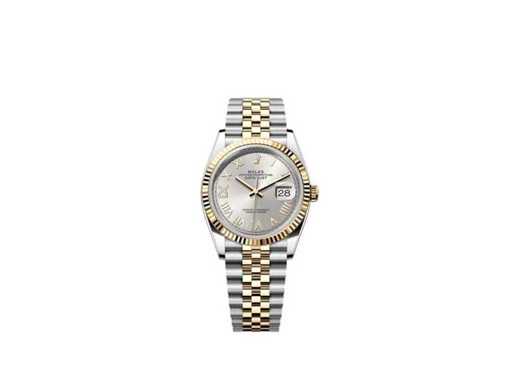 Rolex Date doar 36 126233 | Argint cu diamante pe 6&9 | Jubileu | Nepurtat | 2026