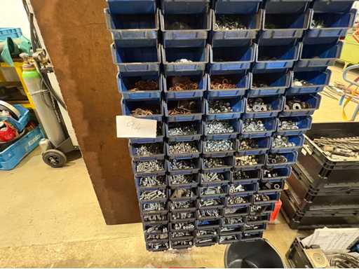 Fastening material bearings – screws, nuts, rings, seals