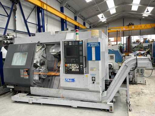 MORI SEIKI MT1500SZ 5-assige CNC multifunctionele draaibank met dubbele spil en indexeerbare freeskop