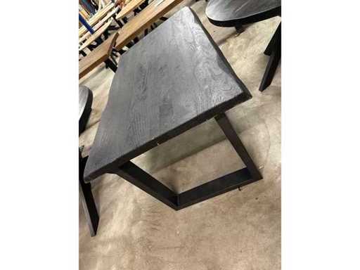 mango boomstam 200x100 5 dik  met spinpoot zwart