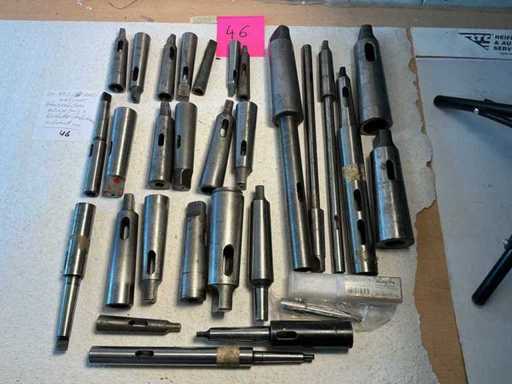 Manchons réducteurs Garant, de MK2 à MK5 + Porte-mandrins de forage (30x)