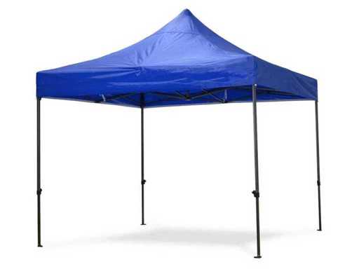 NEW Pop-up gazebo 3x3 blue with side tarpaulins