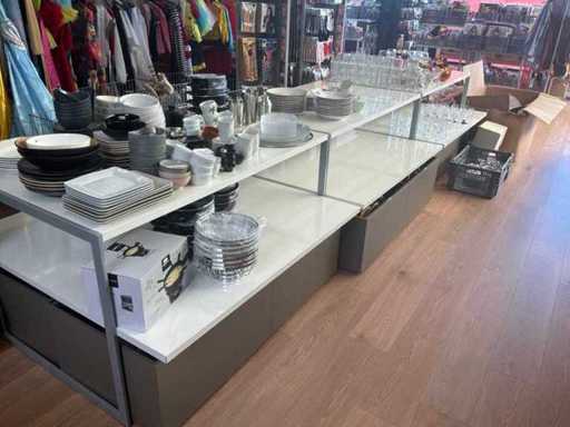 Crockery, fondue set, mussel pans