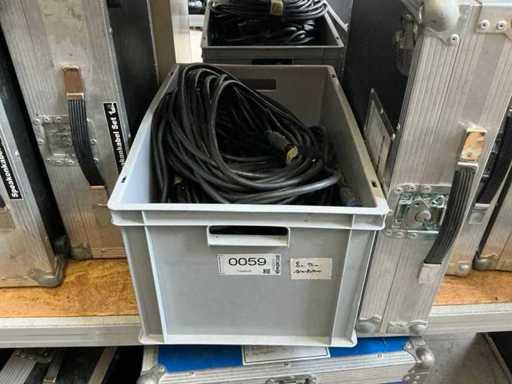 Neutrix Speacon Kabel 15m 4x4mm2 Zomerolifant (8x)