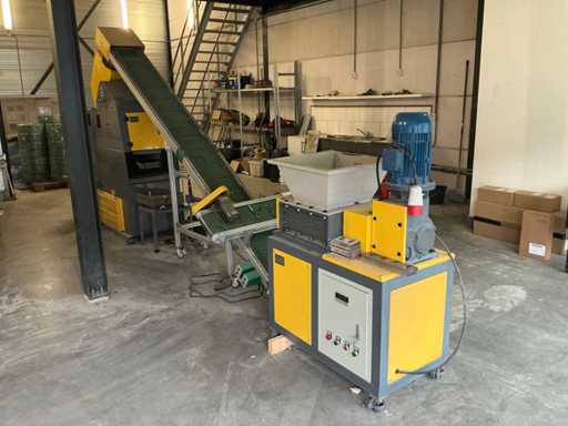 E-Waste R-TMJ-100 Koper recycling machine / granulator met shredder