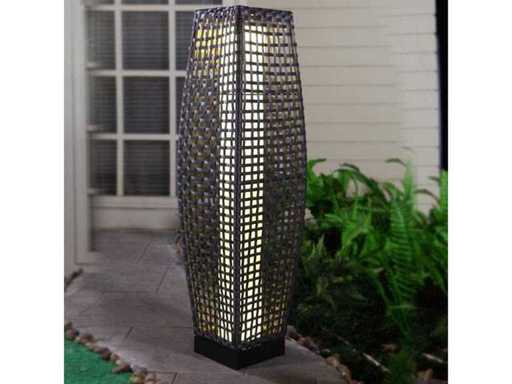 Quokware Square Rattan Outdoor Lighting (6ox21cm)