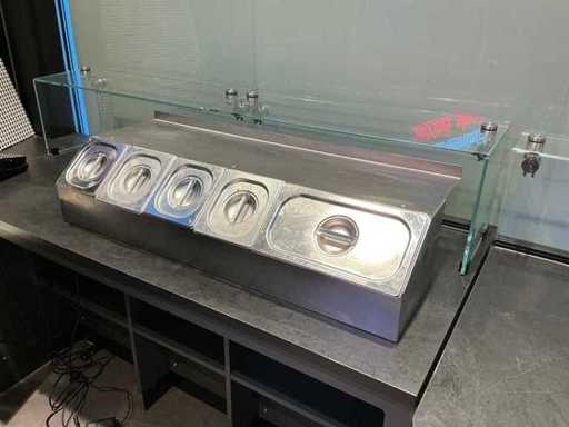 Suport pentru tăvi gastronorm din oțel inoxidabil