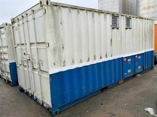 2013 20-Fuß-Seecontainer mit Feldflasche und Werkstatt