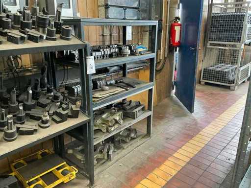 Assortiment van klemmende kaken en vaste rusten