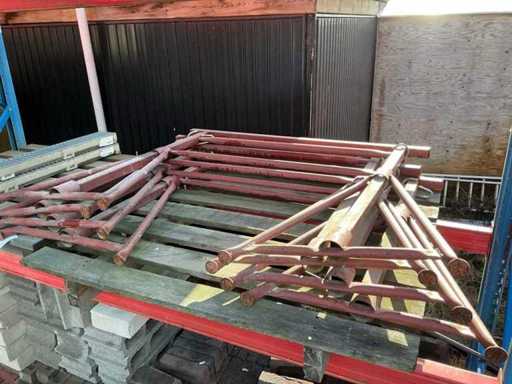 Metalen schraag (4x)