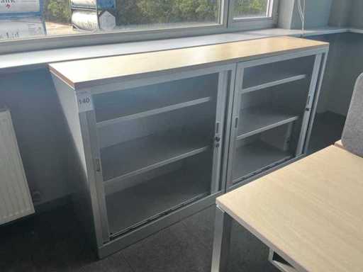 Metal roller shutter box (2x)