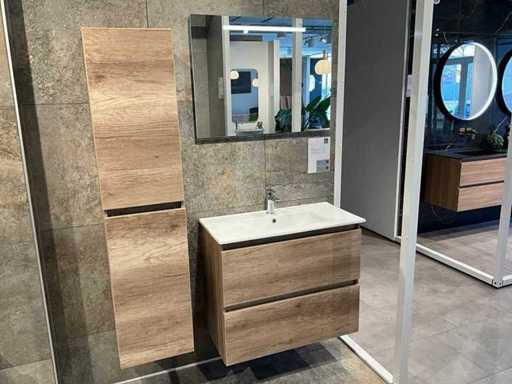 Sanibell - LINEA BASIC - Set di mobili da bagno 80 cm