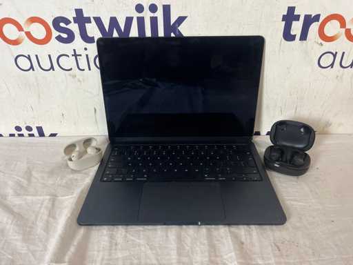 JVC HA-EC25T Fitness True Wireless Oordopjes - Zwart + Sony WF-1000XM5 - Volledig draadloze oordopjes  + Apple MacBook Air (2022) MLY33N/A 