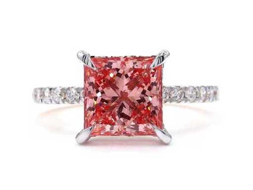 18 Karat Gelbgoldring mit 3,60 Karat. Diamant