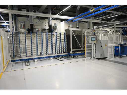 2023 Benteler / Masévon - Pionowy przenośnik - Pionowy przenośnik 2-częściowy stacja załadunku i rozładunku szkła VCC