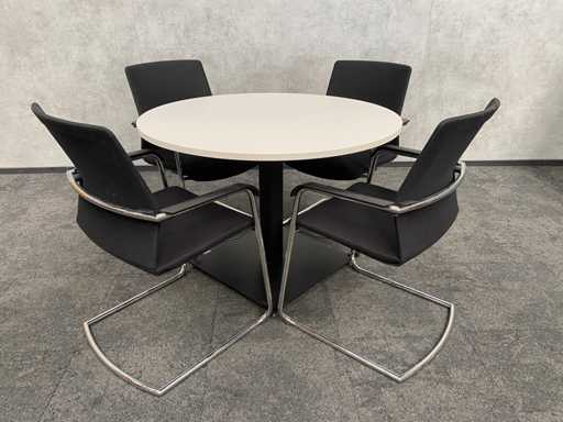 Wilkahn - 4p conferentieset Ø110