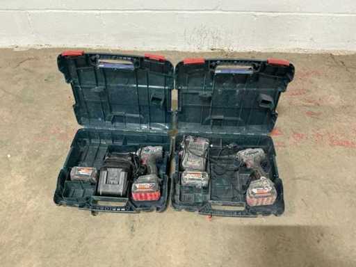 Bosch Professional GDR18V-200 Impact Driver (2x)