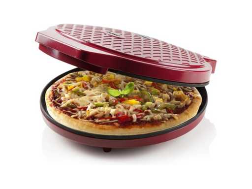 DOMO DO9177PZ Pizzamaker 'My Express' - Pizza Oven - Ø 32 cm - 1450 W - Rood